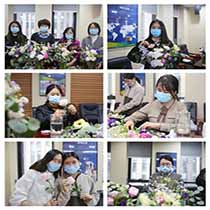 “幸福花開(kāi) 感悟‘家’溫暖”——首發(fā)投資控股公司組織開(kāi)展插花活動